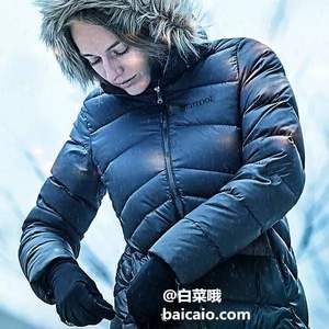 XS碼，Marmot 土撥鼠 Montreal蒙特利爾 女士700蓬中長款毛領羽絨服78570