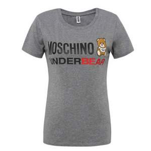 Moschino 莫斯奇诺 女士灰色小熊棉质短袖T恤 A1906 3色