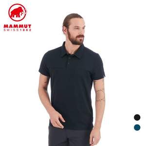 19年新品，Mammut 猛犸象 Trovat Tour 男士速干透氣Polo衫