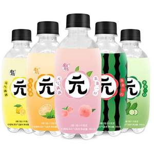 亲亲元气 苏打气泡水 300ml*12瓶*2件