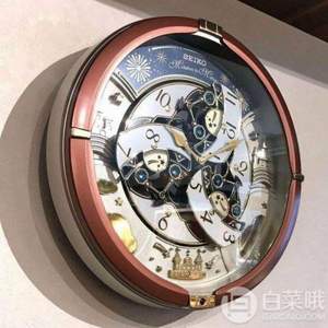 Seiko 精工 RE601B 光感电波 音乐挂钟