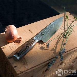 Shun 旬 大馬士革鋼廚師刀10英寸（約25.4厘米）