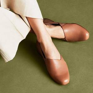 2019秋季新款，Clarks 其乐  Juliet Palm 女士真皮一脚蹬乐福鞋  码全