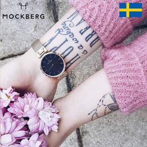瑞典时尚品牌，Mockberg MO101 简约皮带时装手表 多色
