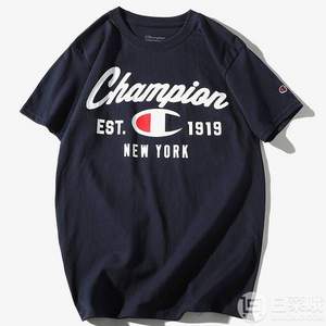 M码，Champion 冠军牌 女式纽约1919纪念款印花T恤