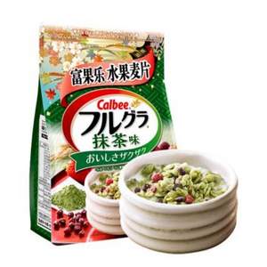 Calbee 卡樂比 富果樂麥片 抹茶風(fēng)味 600g*3包 ￥99.99元包郵