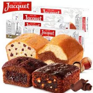 法国进口，JACQUET 雅乐可 迷你巧克力粒蛋糕150g*3盒