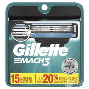 Gillette 吉列 Mach3 鋒速3 三層刀片 手動剃須刀刀頭15片裝