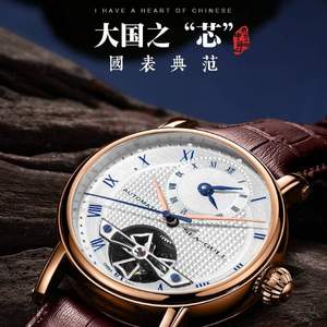 雙十一預(yù)告，SeaGull 海鷗 巨匠系列 天河偶時(shí) 6040 男士機(jī)械腕表*2件