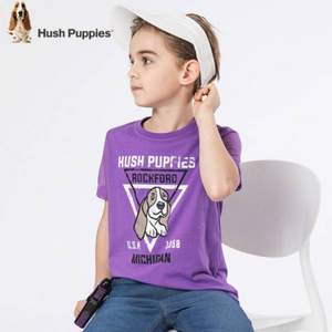 Hush Puppies 暇步士  男童中大童卡通休闲T恤（105~170码） 多色