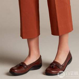 限6码，Clarks 其乐 Ashland Bubble 女款一脚蹬乐福鞋