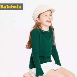 巴拉巴拉 2019秋季新款女童中大童甜美针织衫（130~170码）2色