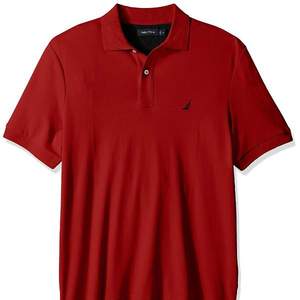限尺碼，Nautica 諾帝卡 男式 經(jīng)典修身短袖柔軟棉質(zhì)Polo衫 K61700