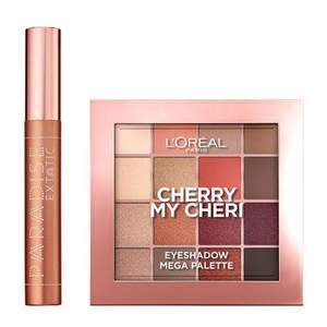 <span>白菜！</span>L'Oréal Paris 歐萊雅 16色眼影盤(pán)（櫻桃盤(pán)）+睫毛膏 兩件套裝