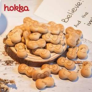 日本进口 百年品牌 hokka 北陆制果 蝴蝶结型饼干 20g*4包