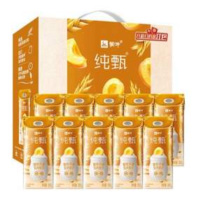 Plus會(huì)員，蒙牛 純甄 常溫風(fēng)味酸奶 燕麥+黃桃 200g*10盒*5件