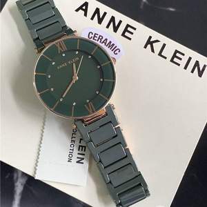 Anne Klein 安妮·克莱恩 女士镶钻陶瓷石英手表 AK3266
