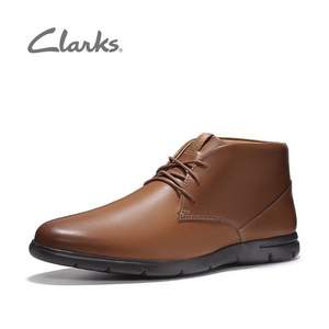 单件免邮，Clarks 其乐 Vennor Mid 男士真皮踝靴