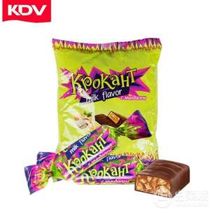 俄罗斯进口，KDV 夹心巧克力紫皮糖 500g *2件
