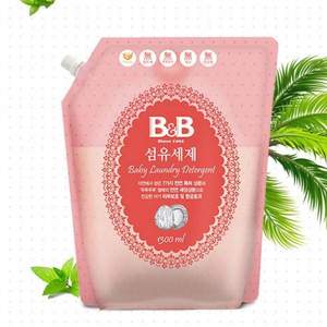 B&B 保宁 婴儿洗衣液 补充装 1300ml *2件 37.2元