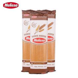MELISSA 麥麗莎 希臘進口 全麥意大利面 500g*3袋