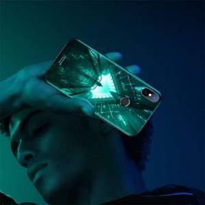 ISIDO 艾思度 夜光彩绘玻璃镜面 小米手机壳