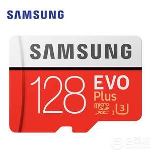 Samsung 三星 EVO Plus TF卡/MicroSD存储卡 128GB 100MB/S 