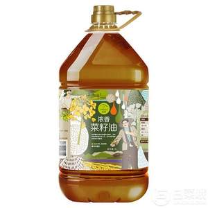 中粮 初萃 浓香菜籽油 5L *2件 119.8元包邮