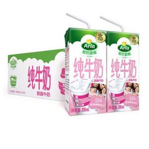 德國進口，愛氏晨曦 脫脂牛奶 200ml *24盒 *3件 