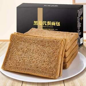 初吉 黑麥全麥無(wú)糖面包吐司2斤整箱