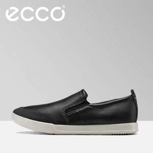 库存浅！ECCO 爱步 科林2.0系列 男士牛皮拼接一脚蹬休闲鞋 42码
