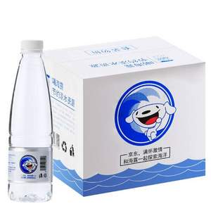 限PLUS会员，海露 饮用纯净水 海洋天然水 520ml*12瓶*3件