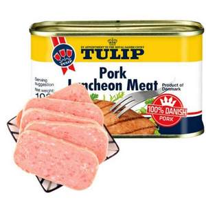 丹麦进口，Tulip 郁金香 经典午餐肉罐头 198g *7件 96.42元