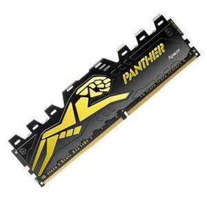 Apacer 宇瞻 Panther 黑豹玩家系列 DDR4 2666MHz 台式机内存条 8GB