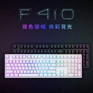 iKBC F-108 RGB 幻彩背光机械键盘 Cherry红轴
