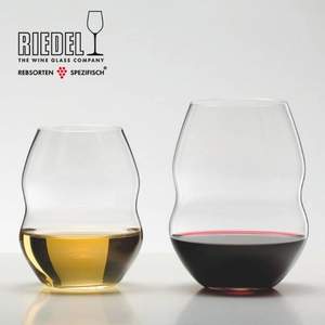 Riedel 醴铎 SWIRL系列 德国进口 红白葡萄酒杯 2支装