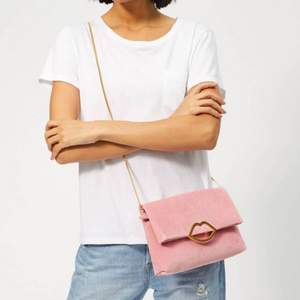 Lulu Guinness Half Covered Lip Velvet Issy女士單肩包