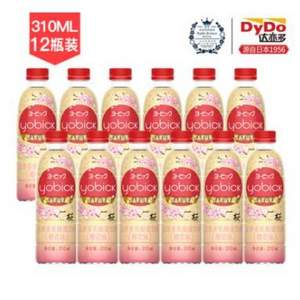 DyDo 达亦多 进口樱花味乳酸菌饮料310ml*12瓶