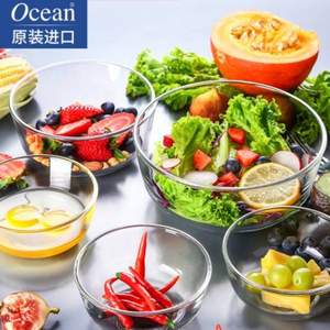 Ocean 鸥欣 进口透明玻璃碗水果沙拉碗 多款