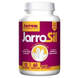 <span>3件0税！</span>Jarrow Formulas 杰诺 Jarrosil 活性硅护发护肤护甲胶囊10mg*60粒