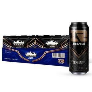 Harbin 哈尔滨啤酒 英雄联盟LPL战队RNG罐 冰纯啤酒 500ml*18听*3件+赠小麦王 500ml*18听 *3件