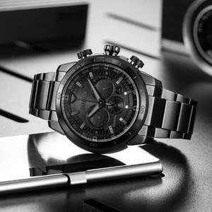 Citizen 西鐵城 Ecosphere系列 CA4184-81E 三眼計時光動能男表 $143.99（需用碼）
