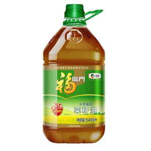 福临门 AE浓香营养非转基因菜籽油 5.436L*3件 109.78元包邮
