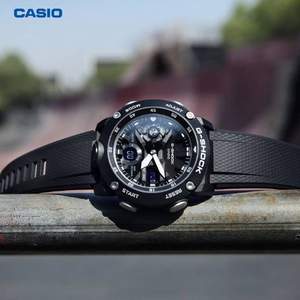 CASIO 卡西欧 GA-2000S-1AER 男士复古多功能防水 石英手表 