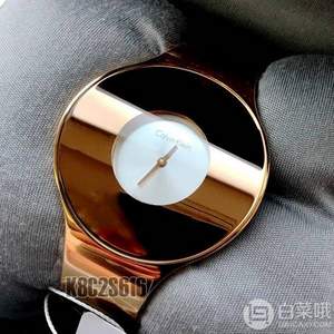 Calvin Klein 卡爾文·克萊恩 Seamless系列 K8C2M616 玫瑰金時(shí)尚女表 M碼