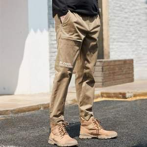 Camel 駱駝 男士彈力棉直筒工裝褲 多色