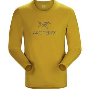 库存浅，Arc'teryx 始祖鸟 Arc'Word LS 19新款 男款休闲棉质长袖T恤 