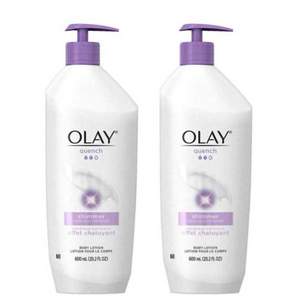 Olay 玉兰油 凝萃滋养闪亮美白身体乳 600ml*2瓶装  