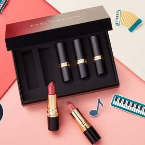 雙11預(yù)售，Revlon 露華濃 Super lustrous系列 經(jīng)典黑管唇膏口紅 5支套裝