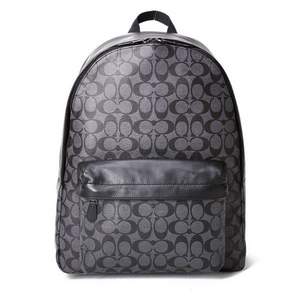 COACH 蔻驰 Charles系列 男士真皮条纹双肩背包 F72483
